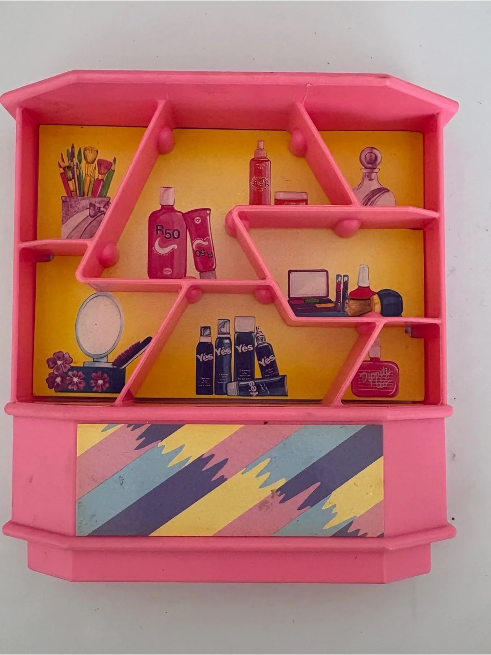 Vintage 1990 Barbie beauty center playset #7397 mattel arco pink vanity
